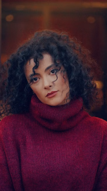 Blusa de Frio Gola Alta Preta
