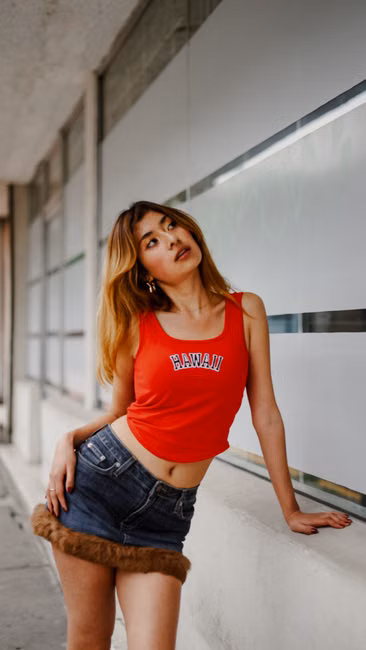 Saia Jeans Curta